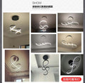 Creative ring restaurant pendant light - modern minimalist, unique twisted line design - nordic style bar/island counter hanging lamp - wholesale