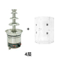 Commercial chocolate fountain/waterfall machine - 4/5/6/7 tier windshield cover - pvc windproof & dustproof plastic isolation shield