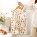 Little penguin sleeveless shorts set