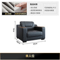 Office sofa minimalist modern coffee table set business genuine leather office sofa for office area reception room
