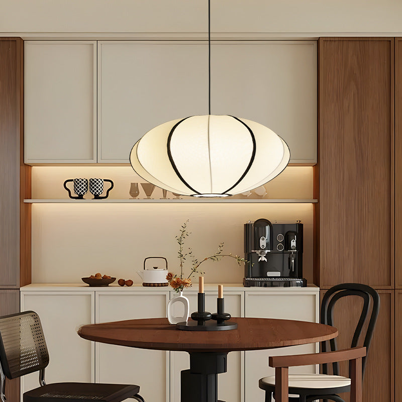 Huiyuan Restaurant Light Medieval Retro 2025 New Modern Simple Fabric Lighting Dining Table Bar Bedroom Chandelier E