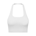 European and american new sexy halter strapless sports bra with beautiful back design - women's fashion ruched sports bra dt146