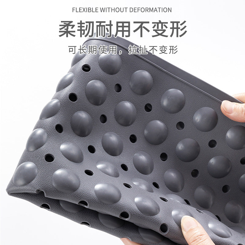 Bathroom non-slip mat, shower room, toilet, bath mat, children's anti-drop foot mat, environmentally friendly TPE massage floor mat