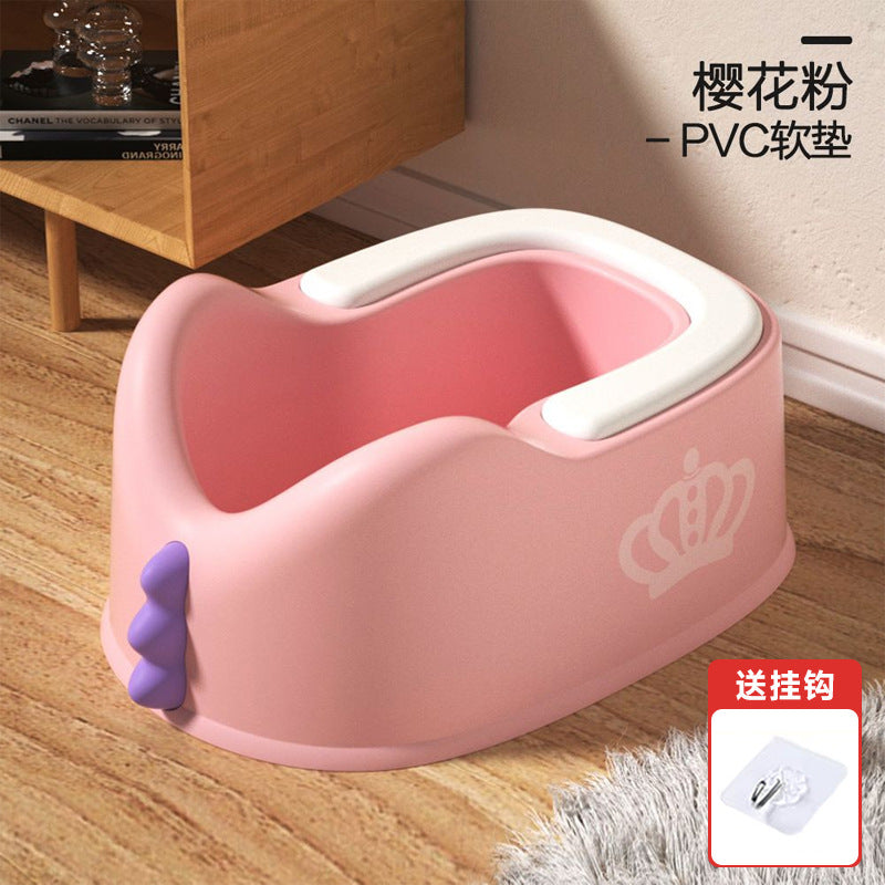 Creative soft cushion butt washing basin for infants and young children, baby can be hung and stored for easy storage, pp kids special butt washing basin