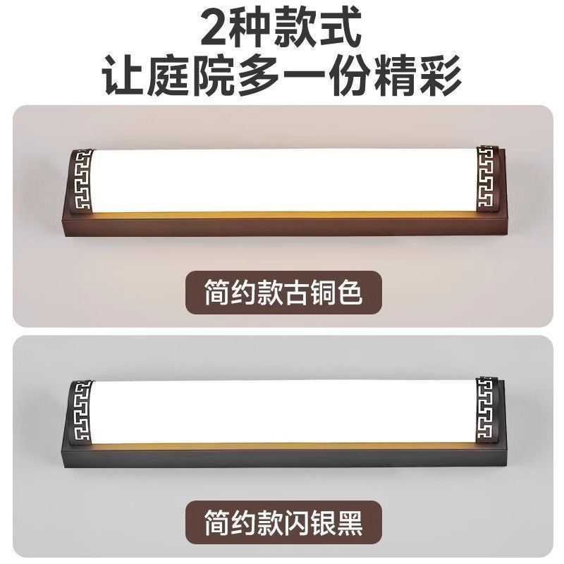 Outdoor wall light waterproof balcony terrace doorway stairway led super bright courtyard entrance outdoor linear wall lamp