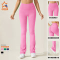 Cross-silm with chest pad fitness wear running sports beautiful back yoga wide-leg pants training dance yoga wear suit