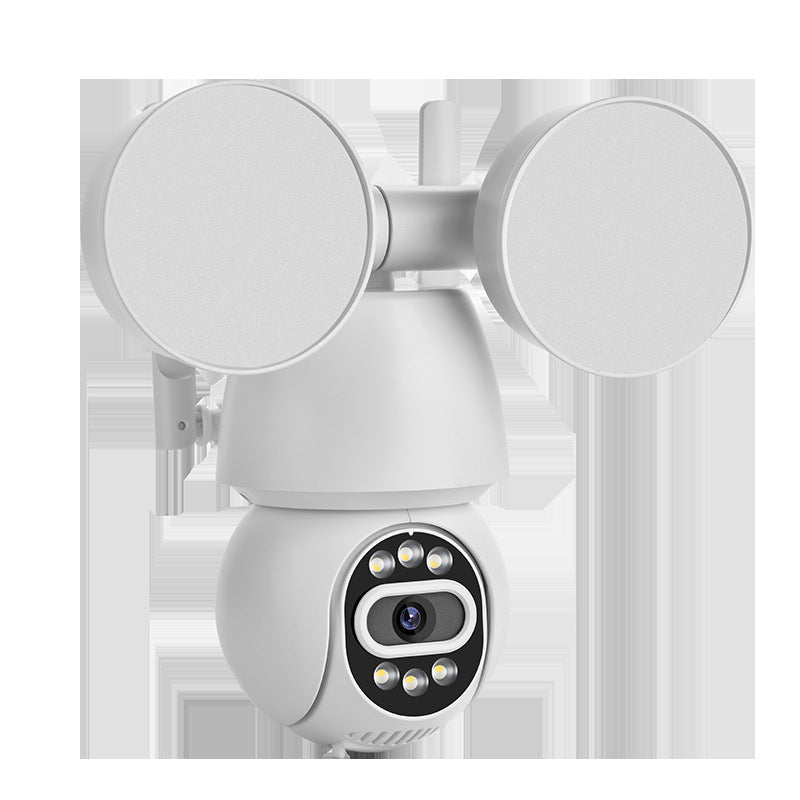 Wireless wifi New Bluetooth distribution network 4MP floodlight type dual-light gimbal lighting Multi-function N-in-1 camera
