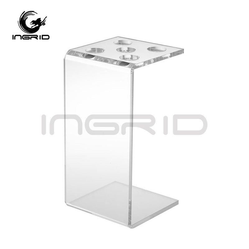 Square acrylic storage rack, hairstylist, professional hairdressing comb, scissors, transparent rack, hair salon, scissors storage rack.