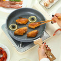 Medical stone pan non-stick pan for home cooking steak frying pan small omelette pan induction cooker neutral