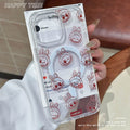 Magnetic case for apple 17, labubu iphone 16 shockproof protective cover with magnetic tail, labubu design