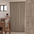 New double-sided chenille cotton linen blackout curtains - premium style for bedroom, living room, balcony - vintage-inspired ready-made curtain fabric