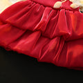 Girls' autumn dress  new style chic girl's long dress autumn outfit toddler & little girl's shimmering princess dress
