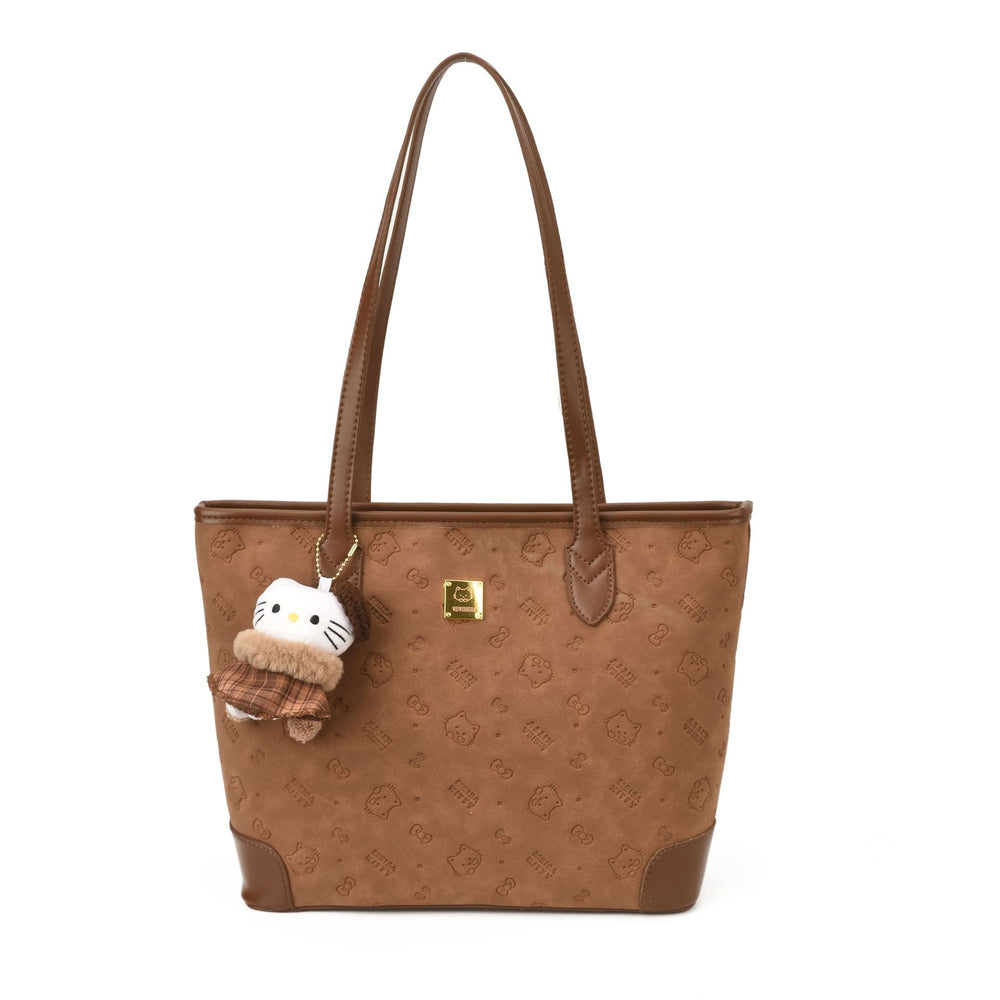 Korean style vintage shoulder bag - women's niche design, embossed texture, underarm bag, large capacity tote