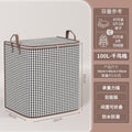 New teddy bear storage bag - collapsible fabric organizer for clothes, quilts, and toys - closet storage box