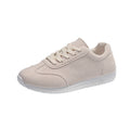 Women's lightweight running shoes - casual, shock-absorbing, flat, plus size, suede, versatile, student style, "eggshell" sneakers for export