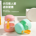 New portable mini tumbler with lid, 300ml glass cup - stylish and trendy coffee mug for women