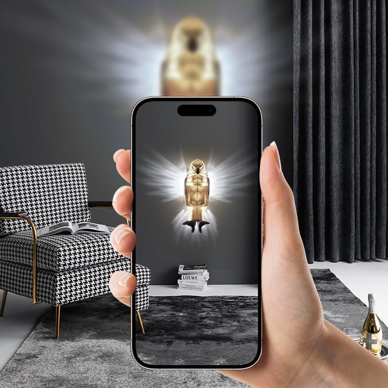Eagle wall lamp switch animal projector lamp wall hanging light luxury creative for home night light kids luminous toy