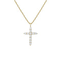 exclusive diamond-encrusted cross necklace jewelry for women, european and american high-end zircon clavicle chain