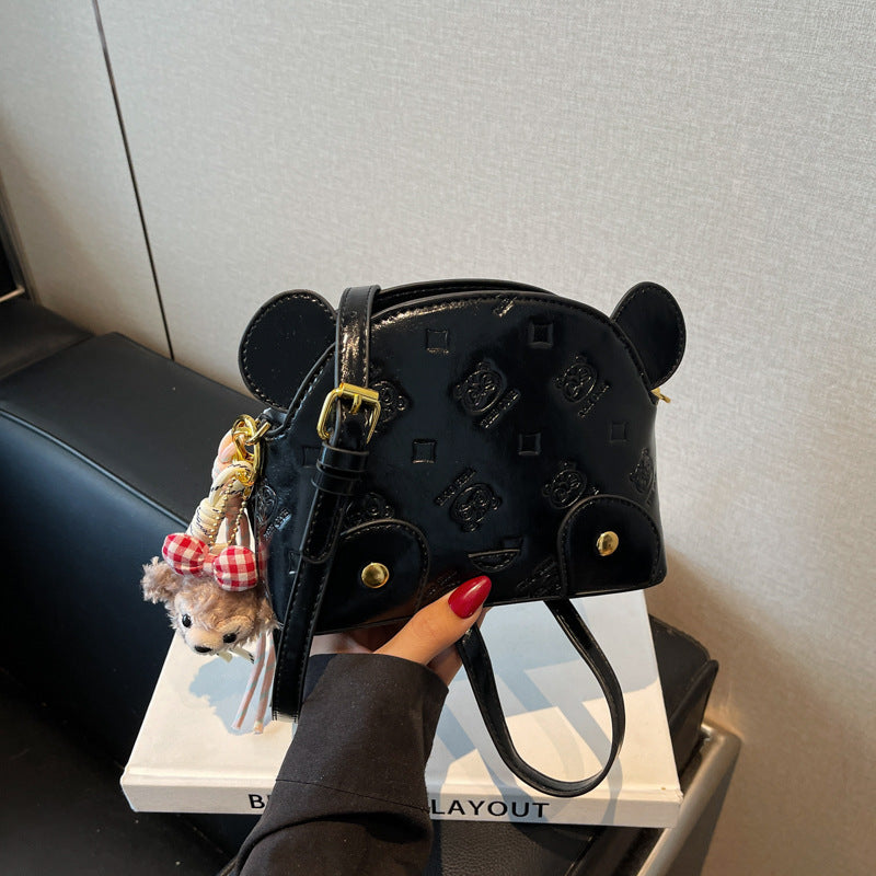 Cross-border senior simple commuter portable small square bag women's 2025 new fashion versatile niche design messenger bag