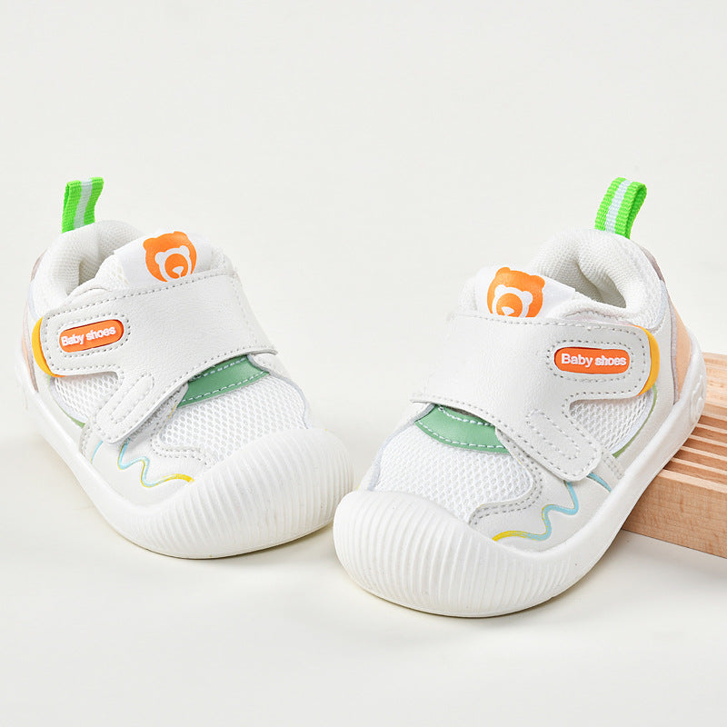 Baby first walker shoes - spring/autumn collection - sizes 0-1 to 1-2 years - soft sole, breathable infant & toddler shoes for boys & girls
