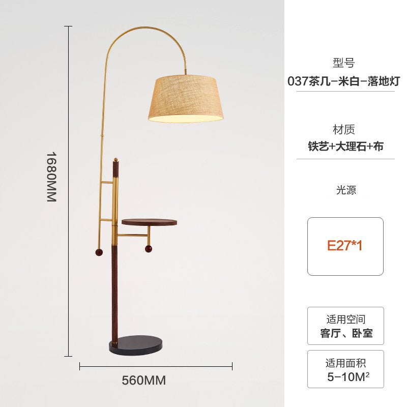 American high-end retro floor lamp living room sofa bedroom bedside study casual scandinavianins styleaccessible luxury table lamp