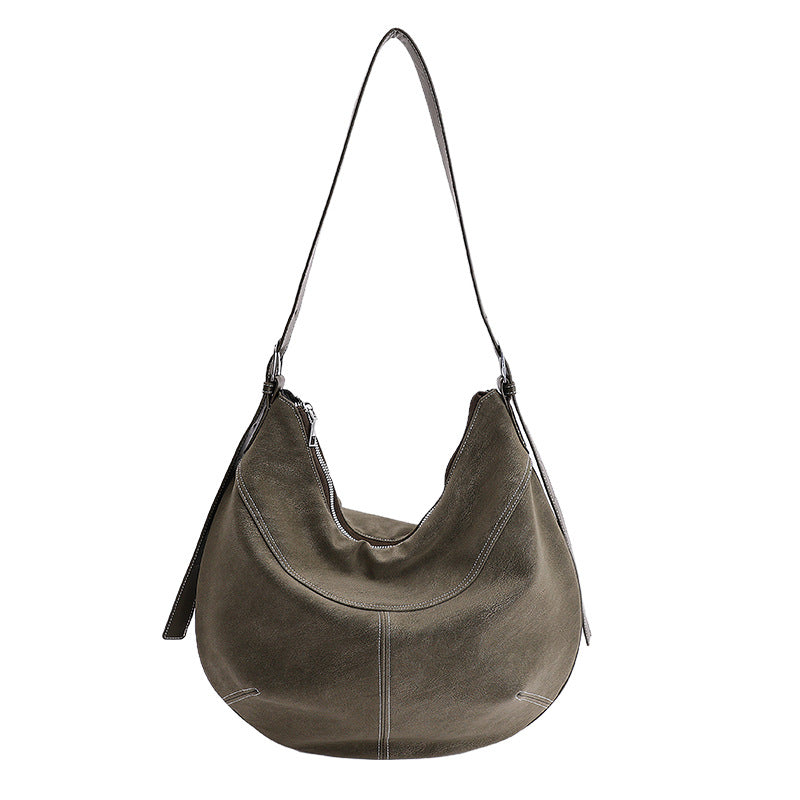 casual large capacity bag women's 2026 spring new trendy ladies' underarm bag versatile large capacity crossbody bag