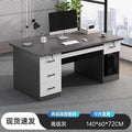 Office desk employee workstation office desk and chair set minimalist modern executive desk single person staff desktop computer table