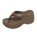 8cm height increasing eva new flip-flops women's thick soleeasiest for matchcasual flip-flops shoes outwear height increasing sandals