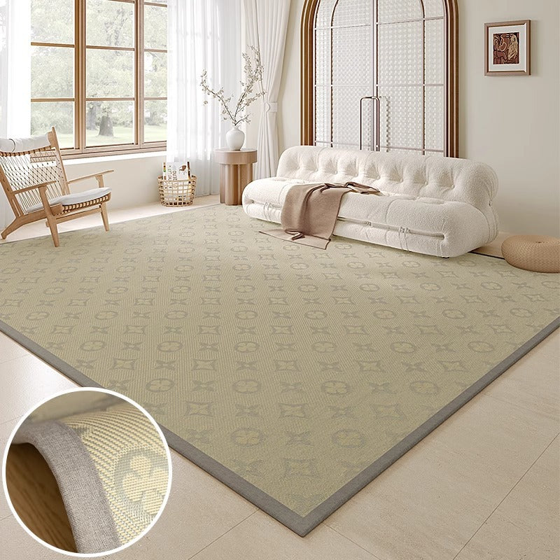 Thickened rattan mat, living room carpet, bamboo woven japanese style tatami mat, summer mat floor mat