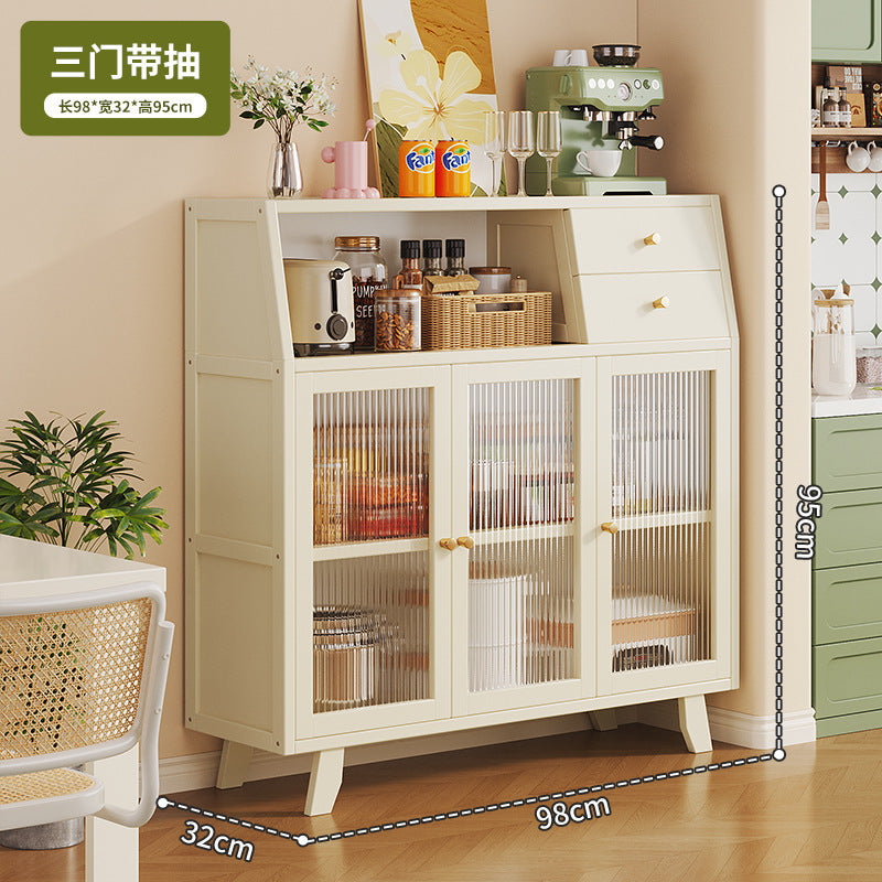 Medieval style solid wood sideboard living room storage cabinet new arrival tea cabinet wall-mounted small side cabinet storage cabinet