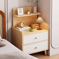 Multifunctional bedside table can hold table lamps, books, bedroom storage cabinets, rental houses, simple assembly, space-saving bedside cabinets