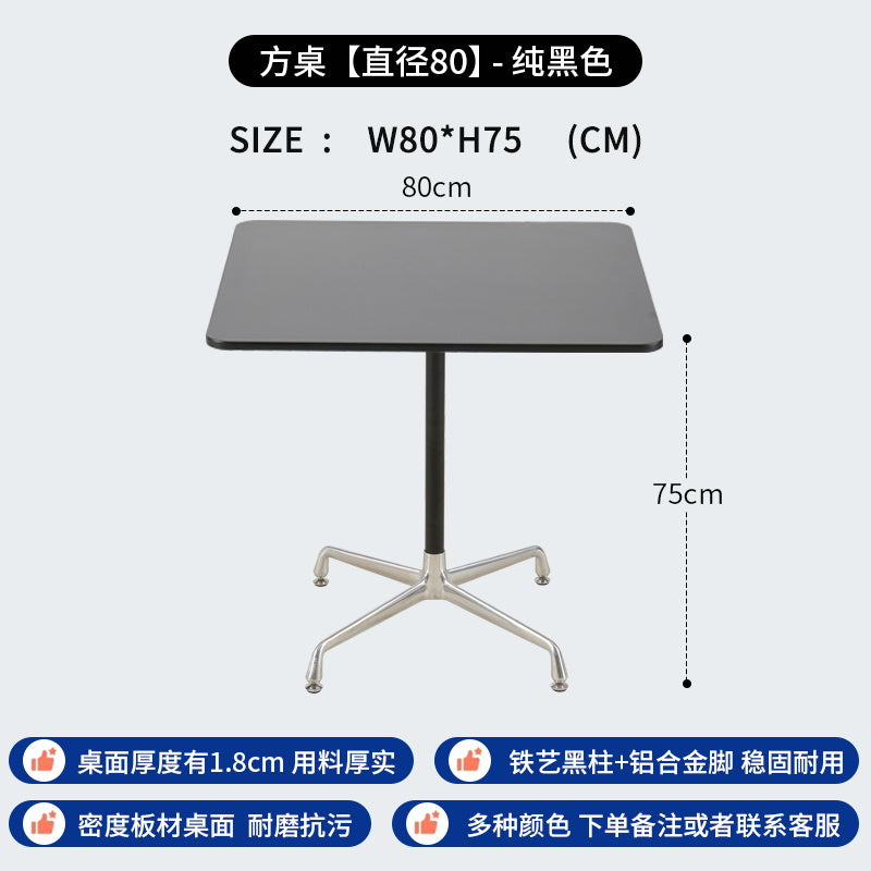Eames table designer scandinavian style restaurant round reception negotiation cafe bar table large round table