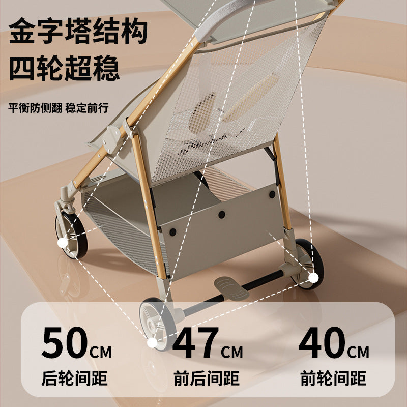 Lightweight and comfortable stroller - the ultimate baby-walking companion. foldable, easy-to-assemble travel stroller. pocket-sized stroller for on-the-go parents