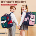 2026 new school backpack for elementary school students, grades 1-6, boys and girls, ultra-lightweight, load-reducing, and spine-protecting