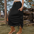 European and american clothing american cross-border foreign trade unique  new denim workwear skirt casual mid-length skirt trendy