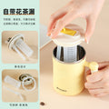 304 stainless steel mug with lid, double-walled insulated tumbler, anti-scald and drop-proof water cup, perfect for home, office, coffee, or as a gift