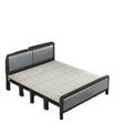 Four-fold foldable bed single bedfor homesimple office lunch break double rental house adult iron bed