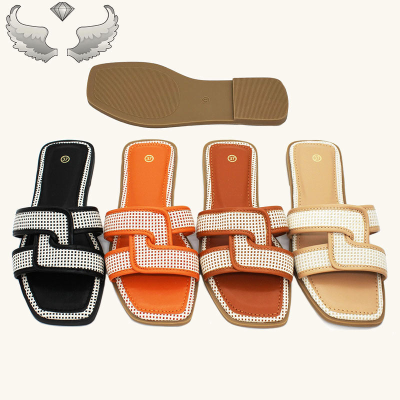 Suriname  wholesale women's shoes non-slip beach slippers fashion lightweight craft shoes Ladies slippers