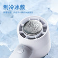 26 cross-border new portable fan semiconductor cold compress desktop stand light sound outdoor high wind handheld small fan