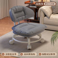 Small stool universal wheel small sofa chair soft package comfortable back chair lazy floor wiping multi-function pulley shoe changing stool