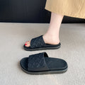 Casualcasualeasiest for matchcouple slippers for men and women popularthick soleplatform shoes soft bottomnon-slipniche style sandals and slippers outwear shoes