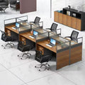 Casual office desk workstation partition screen position table four-person partition casual modern combination computer desk paint-free