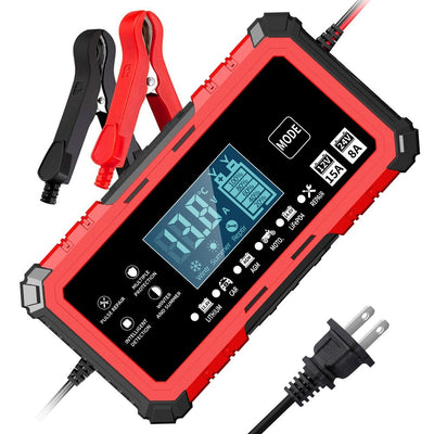 12v15a/24v8a pulse charger 14.6v15a lithium iron phosphate motorcycle car battery charger