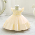 Ready-to-ship wholesale children's dresses, airplane sleeve princess dresses for baby girls, perfect for first birthday parties, dance recitals, and evening events. includes tutu skirts