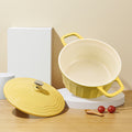 Household double-ear pot enamel pot non-stick pot stew pot popular large-capacity soup pot high-looking stew pot spot wholesale
