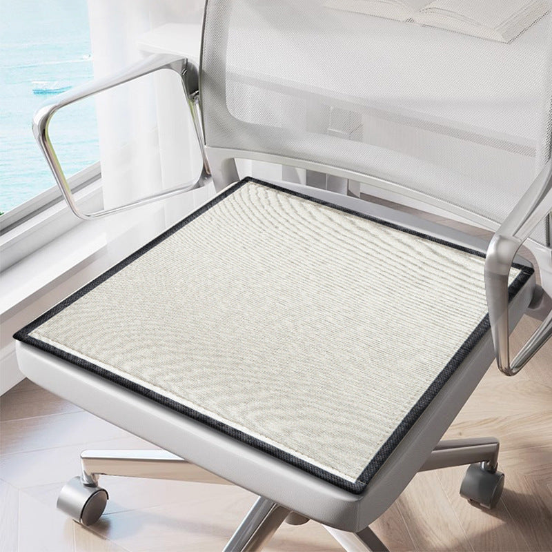 Summer breathable ice silk seat cushion, chair cushion, office sedentary cool cushion, breathable car seat cushion, computer chair mat, non-slip cushion