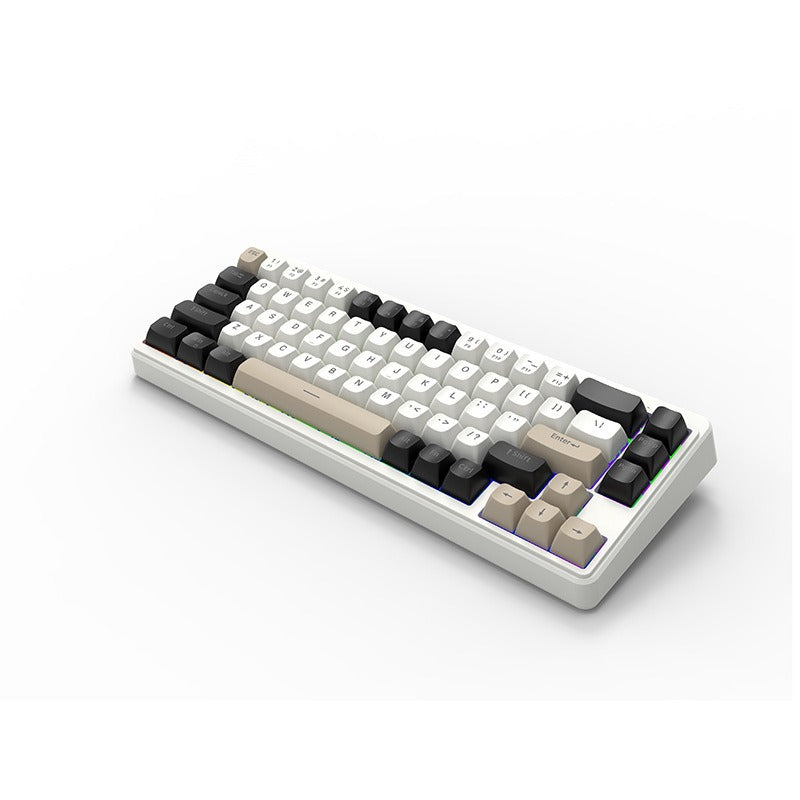 Acer 67-key wired keyboard - rgb backlit, mechanical feel, gaming & office keyboard, usb, stylish tri-color design, 224 keys
