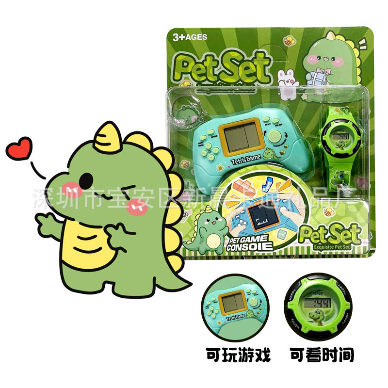 Kids' smartwatch educational toy with mini game console - tetris handheld - small-scale street vendor cross-border wholesale
