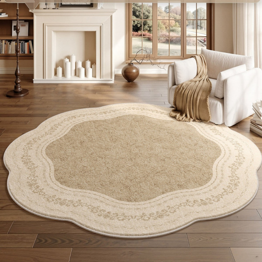 French round carpet  new living room sofa bedroom bedside balcony floor mat non-slip chair computer chair special shape