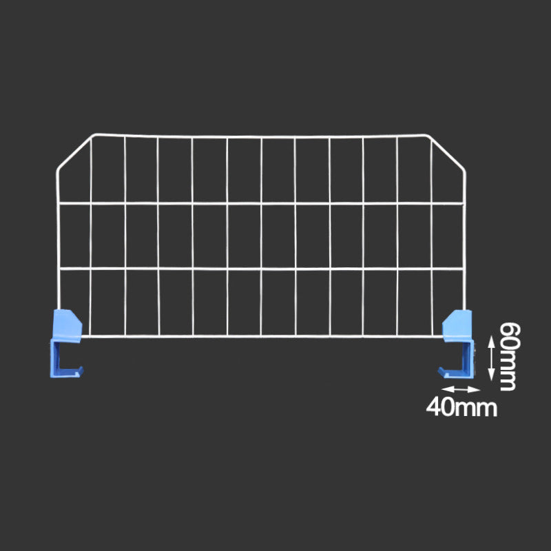 Shelf baffle baffle isolation plate storage division mesh supermarket warehouse baffle clothing baffle separation net
